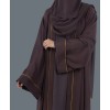 Cairo 5Pc Set Abaya - Saddle