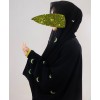 Qamar Collection Abaya - Lime