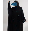 Qamar Collection Abaya - Aqua