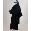 Qamar Collection Abaya - Aqua