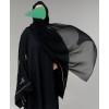 Tamar 2 Pc Set Abaya - Black