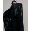 Tamar 2 Pc Set Abaya - Black