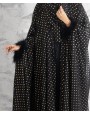 Dore Collection Abaya-Black Fur