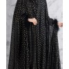 Dore Collection Abaya-Black Fur