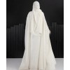 Dore Collection Abaya-White Fur