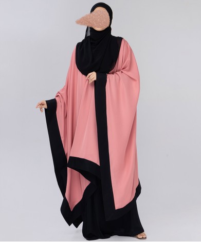 Duha 4 Pc Set Abaya - Pink