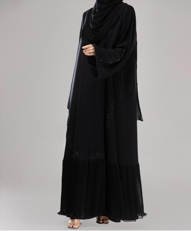 Emirati Abaya - Frill