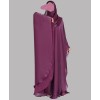 Daliya 4 Pc Set Abaya - Deep Grape