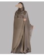 Daliya 4 Pc Set Abaya - Truffle