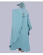 Alana 3 Pc Set Abaya - Pistachio
