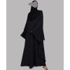 Alana 3 Pc Set Abaya - Black