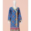 Blue Web 1Pc Stitched Kurti