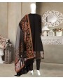 Black Multi 3 Pc Stitched Suit