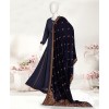 Sapphire Velvet 2Pc Stitched Suit- Blue