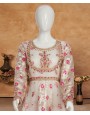 Zinnia  3 Pc Stitched Suit-Off White