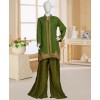 Sawati 2 Pc Stitched Suit-Green