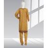 2 Piece Stitched Suite-Yellow
