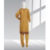 2 Piece Stitched Suit -Yellow