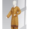 2 Piece Stitched Suit -Yellow