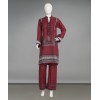 2 Piece Stitched Suite-Maroon