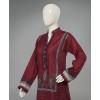 2 Piece Stitched Suit -Maroon