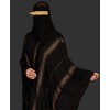 Bisht 4 Pc Set Abaya - Gold Flow