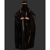 Bisht 4 Pc Set Abaya - Gold Flow