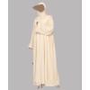Abaya 4 Pc Set - Cream