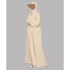 Abaya 4 Pc Set - Cream