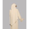 Abaya 4 Pc Set - Cream