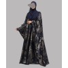 Abaya 4 Pc Set - Foiled Blue