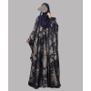 Abaya 4 Pc Set - Foiled Blue