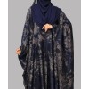 Abaya 4 Pc Set - Foiled Blue
