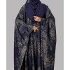 Abaya 4 Pc Set - Foiled Blue