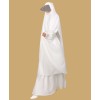 Khimar Abaya - White