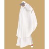 Khimar Abaya - White