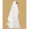 Khimar Abaya - White