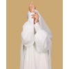 Khimar Abaya - White