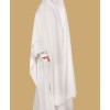 Khimar Abaya - White