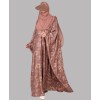 Abaya 3 Pc Set - Pink