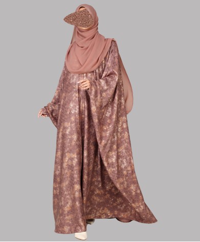 Abaya 3 Pc Set - Pink