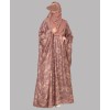 Abaya 3 Pc Set - Pink