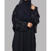 Abaya 3 Pc Set - Navy Blue