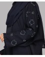 Abaya 3 Pc Set - Navy Blue
