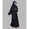 Abaya 3 Pc Set - Navy Blue