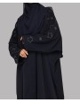 Abaya 3 Pc Set - Navy Blue