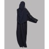 Abaya 3 Pc Set - Navy Blue