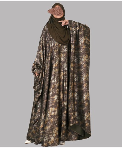 Abaya 3 Pc Set - Olive