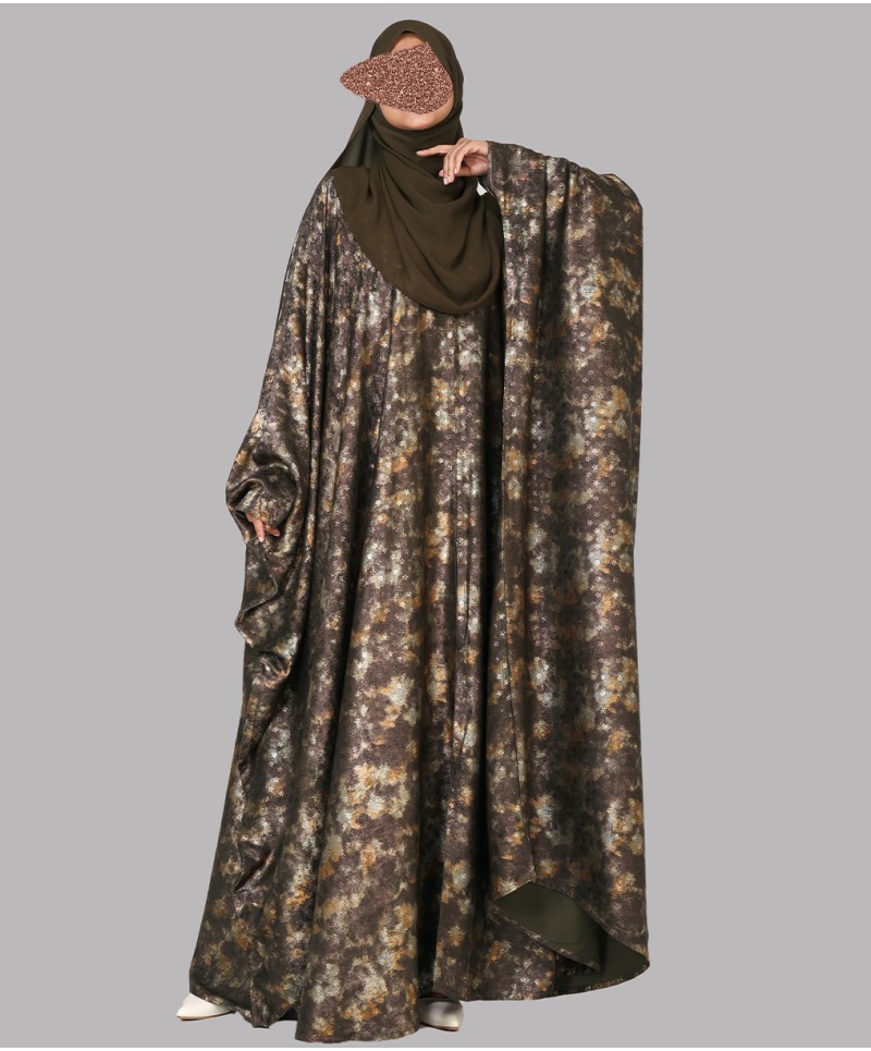 Abaya 3 Pc Set - Olive