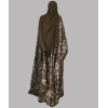 Abaya 3 Pc Set - Olive